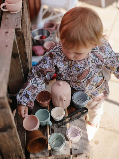 Śliniak z długim rękawem Mushie BÉBÉ Concept 