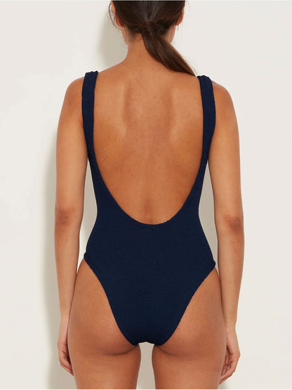 Maillot de bain encolure carrée Hunza G NAVY