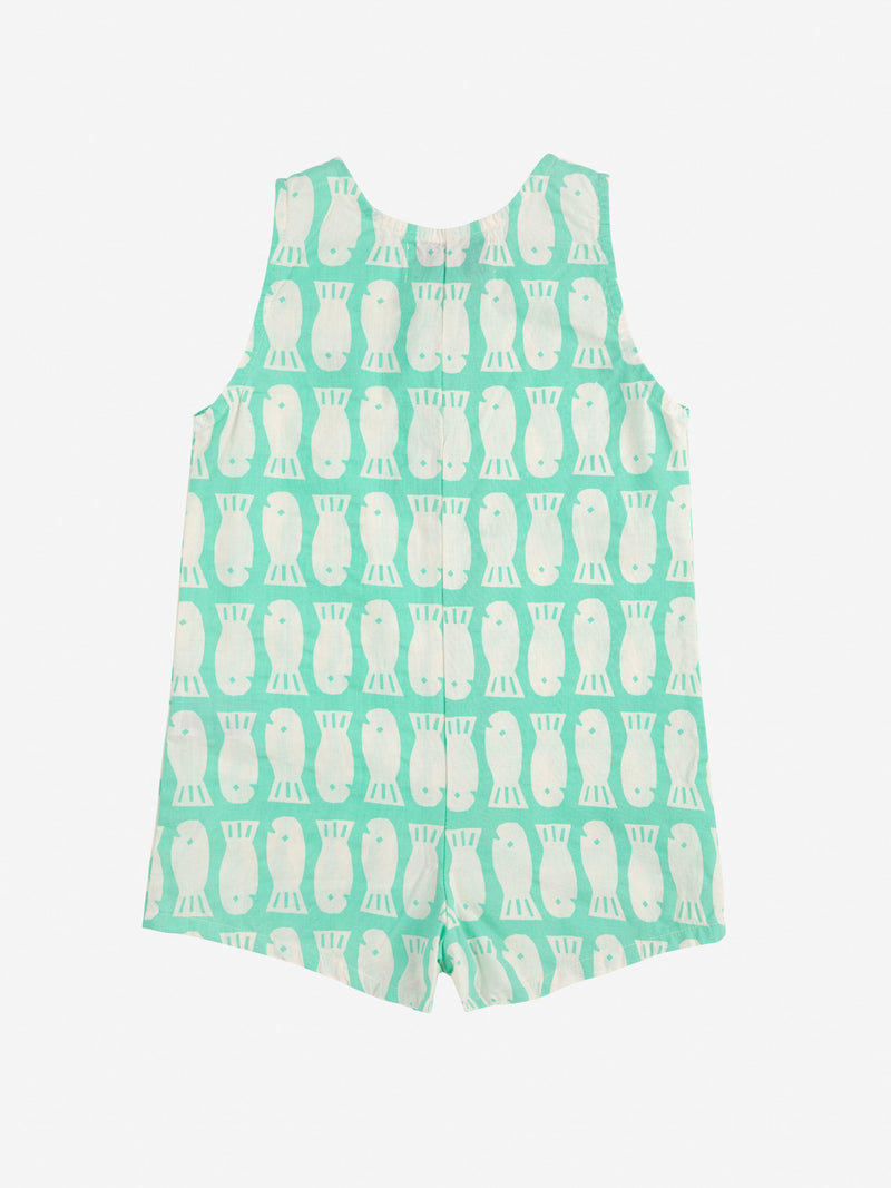 Rampers Lucky Fish all over woven playsuit Baby Bobo Choses BÉBÉ Concept 