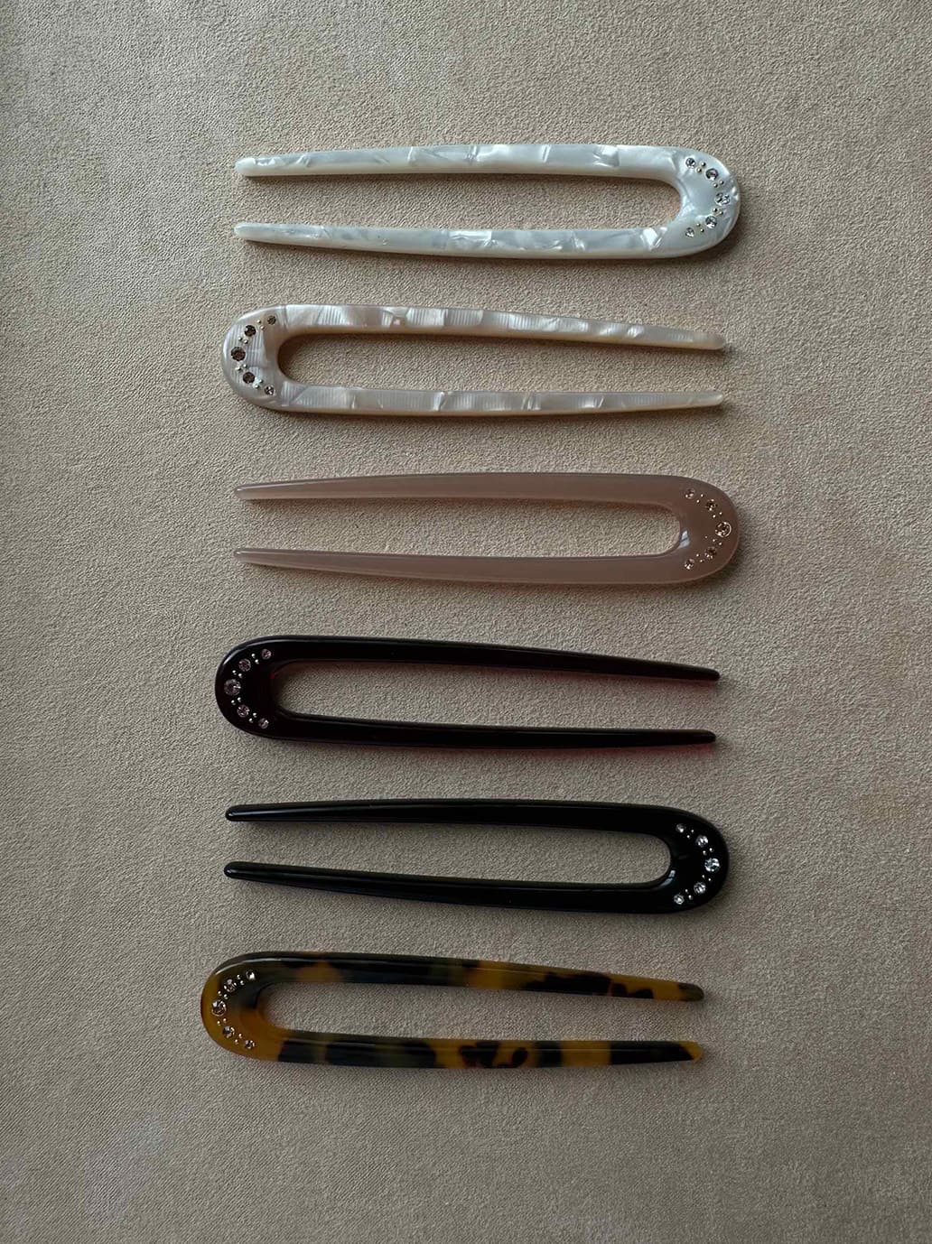 Sunny Crystal Hair Pin Cream CREAM MOP