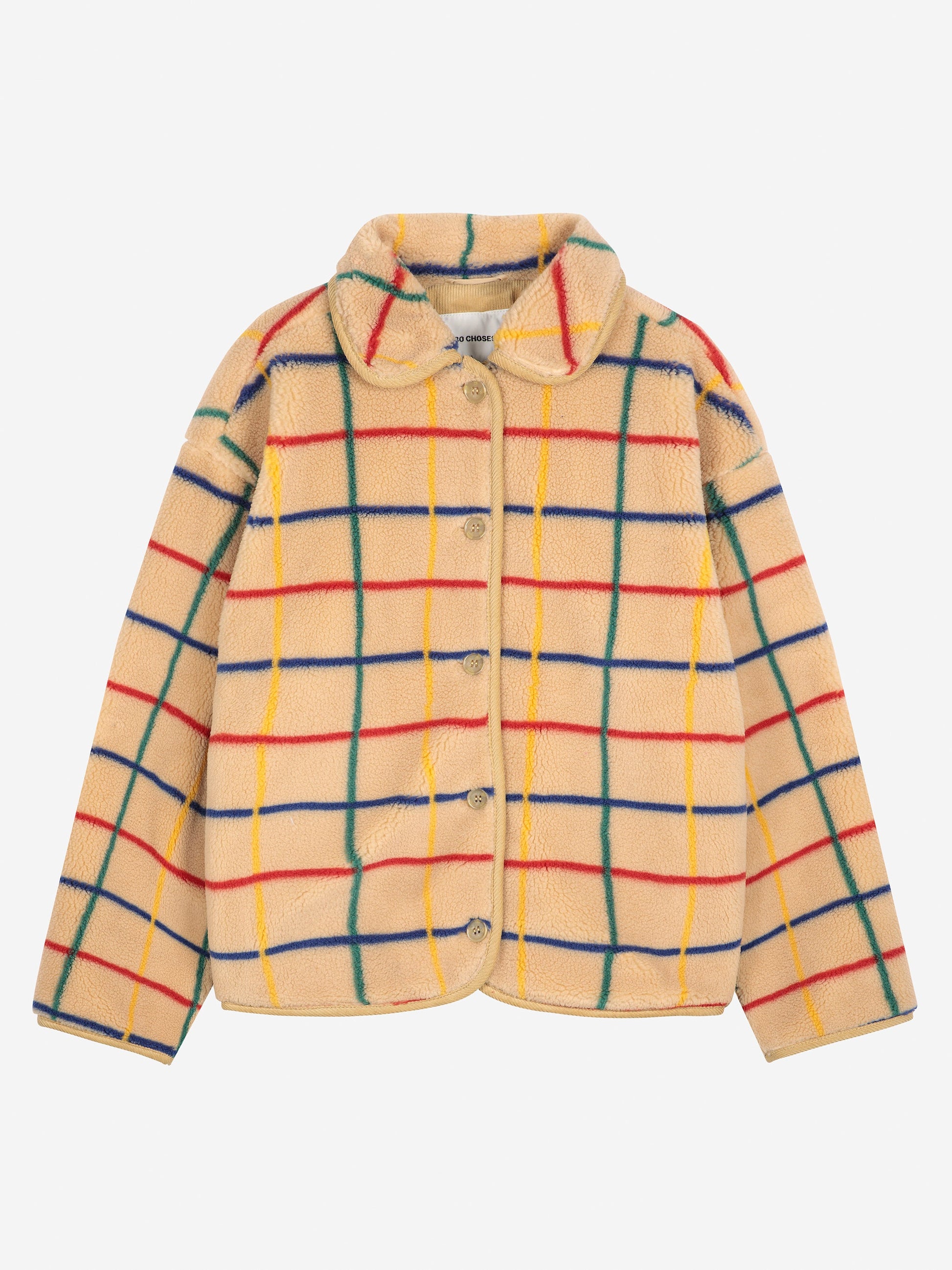 Color Striped sheepskin jacket Bobo Choses BÉBÉ Concept 