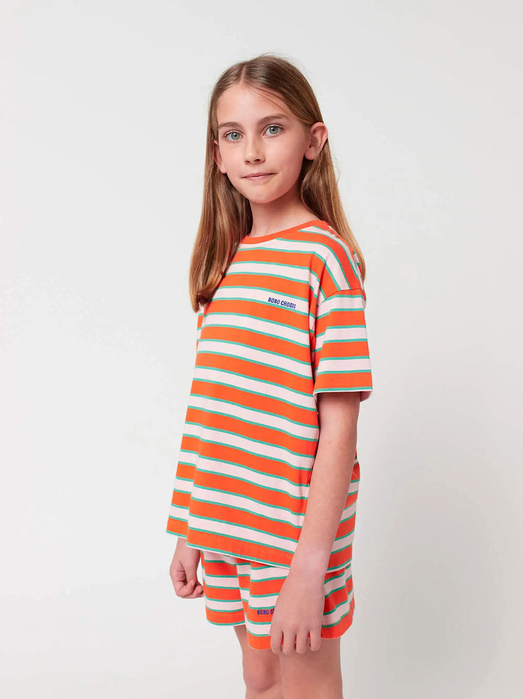 Zestaw Loungewear Stripes z bawełny organicznej Bobo Choses BÉBÉ Concept 