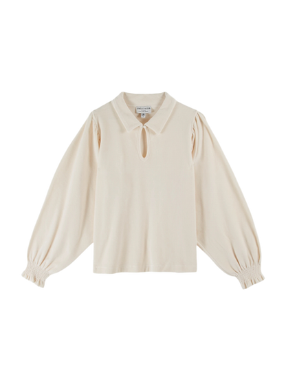 Bluzka Ballon velour sweatshirt Emile et Ida BÉBÉ Concept 