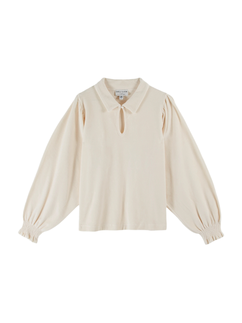 Bluzka Ballon velour sweatshirt Emile et Ida BÉBÉ Concept 