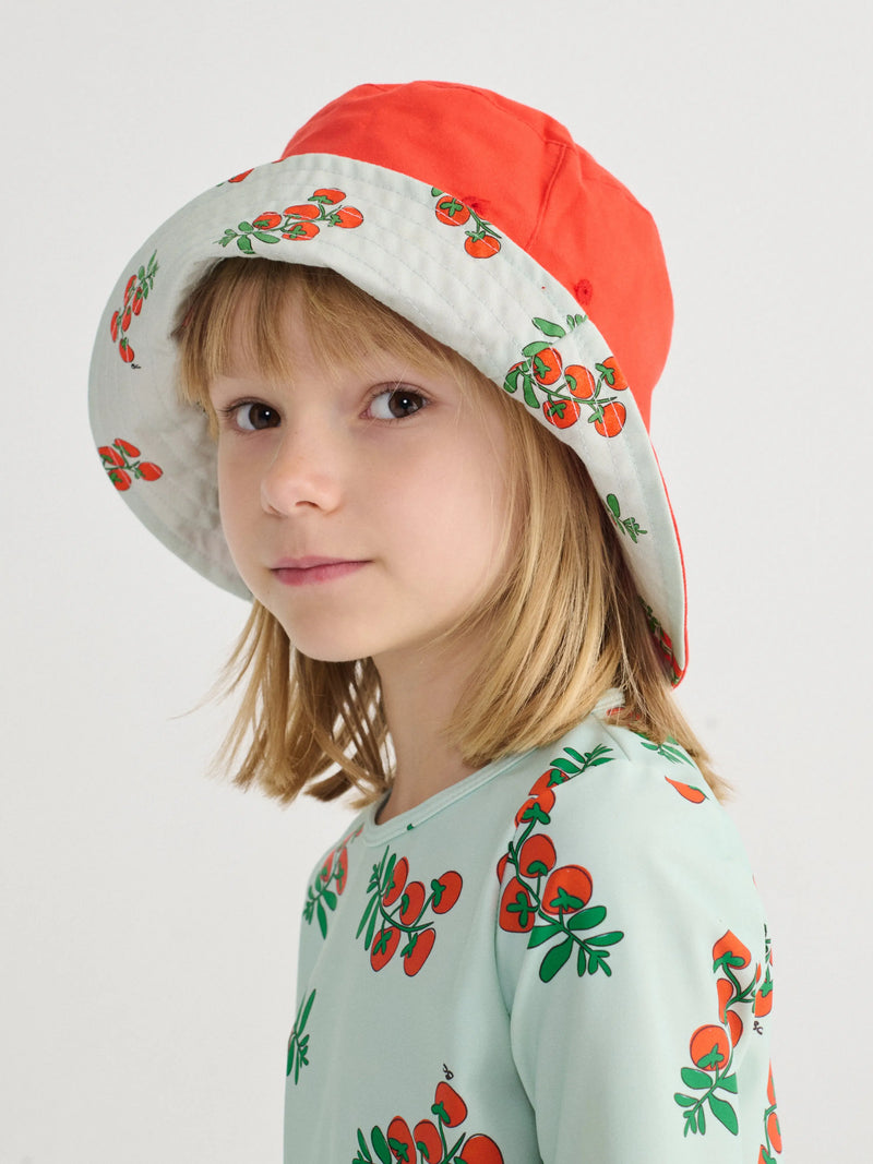 Juicy Tomatoes all over reversible hat Bobo Choses BEBE Concept 