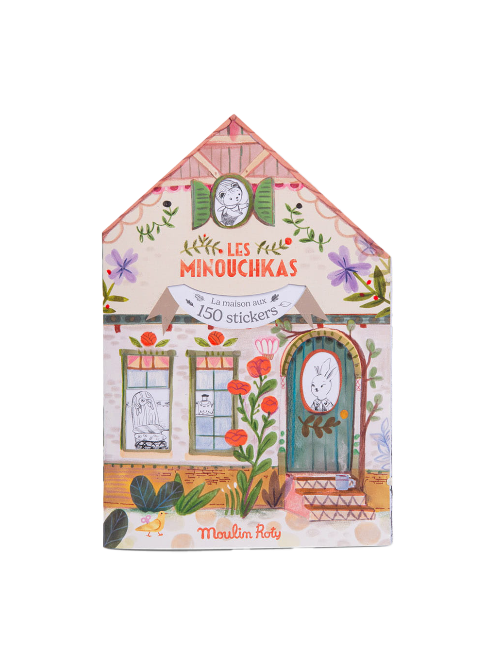 Kolorowanka z naklejkami Moulin Roty BÉBÉ Concept 