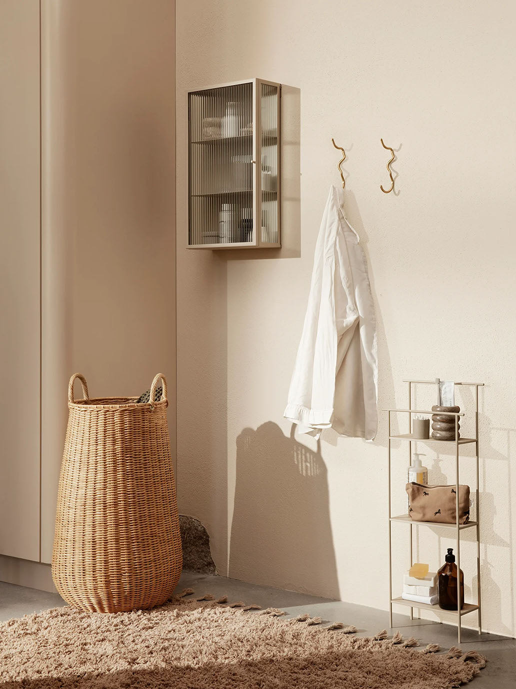 Bawełniany dywan z frędzlami Amass Rug Ferm Living BÉBÉ Concept