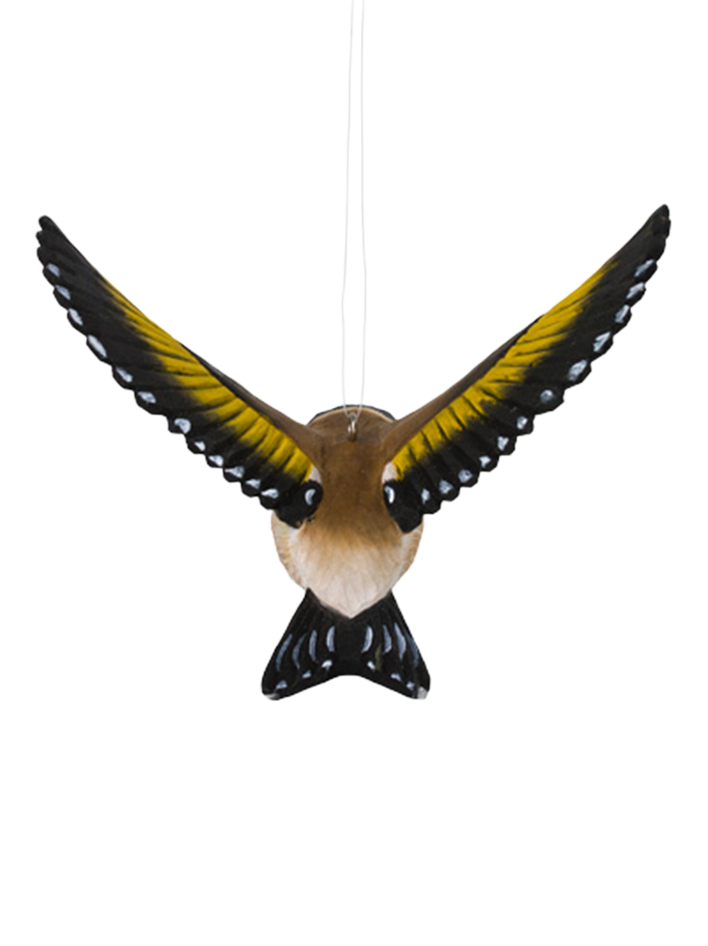 Drewniana dekoracyjna zawieszka Szczygieł Wildlife Garden BÉBÉ Concept 