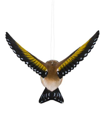 Drewniana dekoracyjna zawieszka Szczygieł Wildlife Garden BÉBÉ Concept 