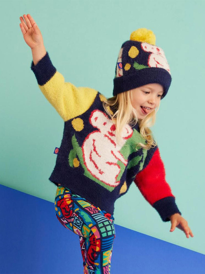 Sweter z kolorowym wzorem Halcyon Nights BÉBÉ Concept 