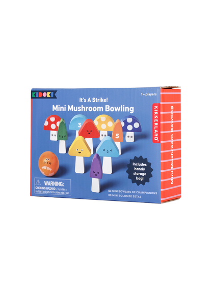 Kidoki Mini Mushroom Bowling Kikkerland BÉBÉ Concept 