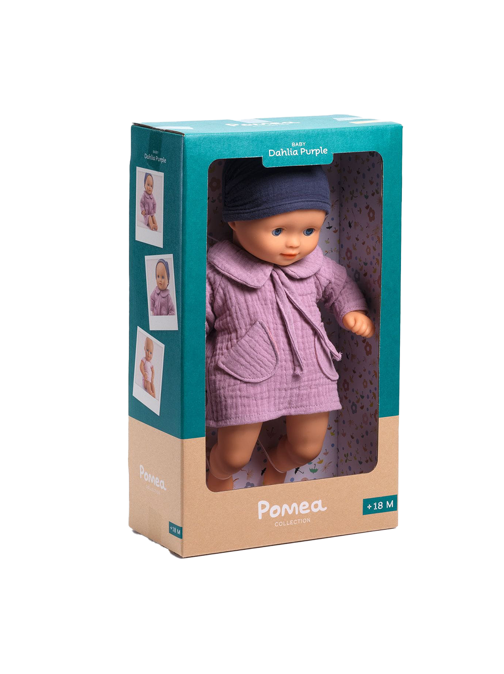 Lalka z ruchomymi powiekami Baby Pomea Djeco BÉBÉ Concept 