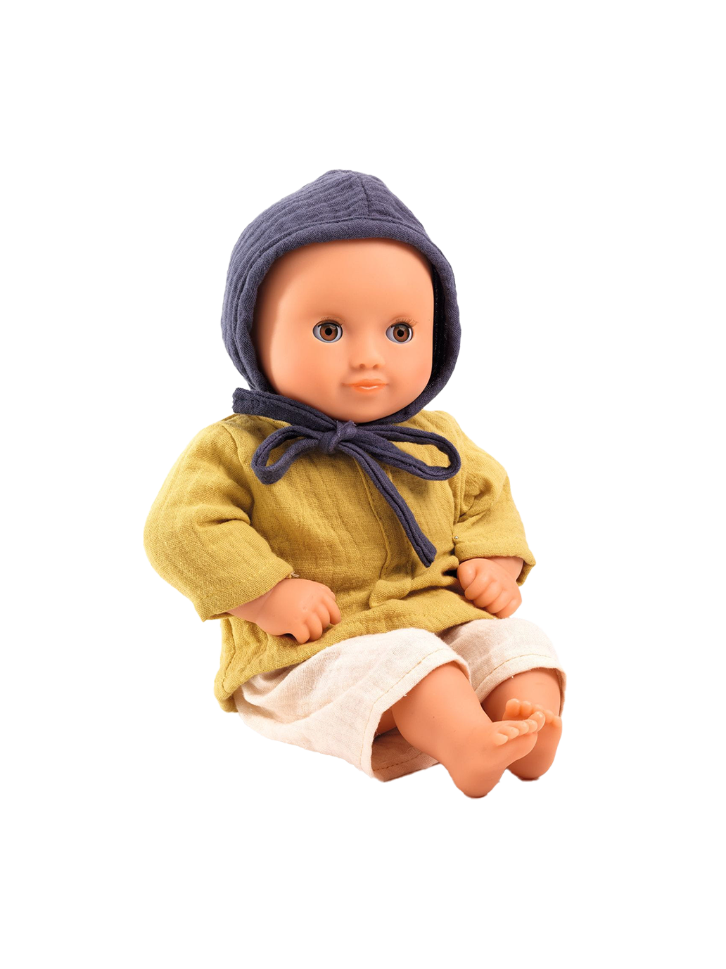 Lalka z ruchomymi powiekami Baby Pomea Djeco BÉBÉ Concept 