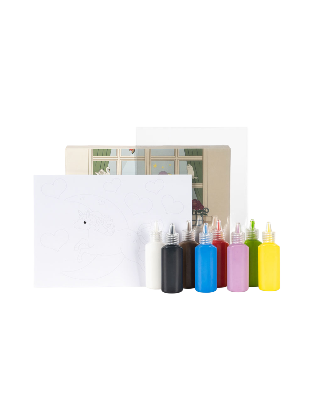 Zestaw do ozdabiania okien Window Artist Konges Slojd BÉBÉ Concept 