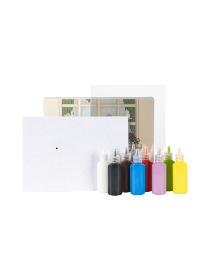 Zestaw do ozdabiania okien Window Artist Konges Slojd BÉBÉ Concept 