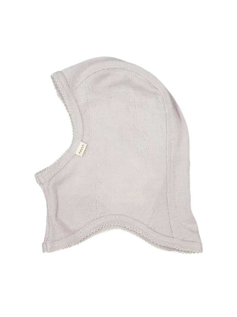 Kominiarka niemowlęca merino Balaclava Pointelle MarMar Copenhagen BÉBÉ Concept 