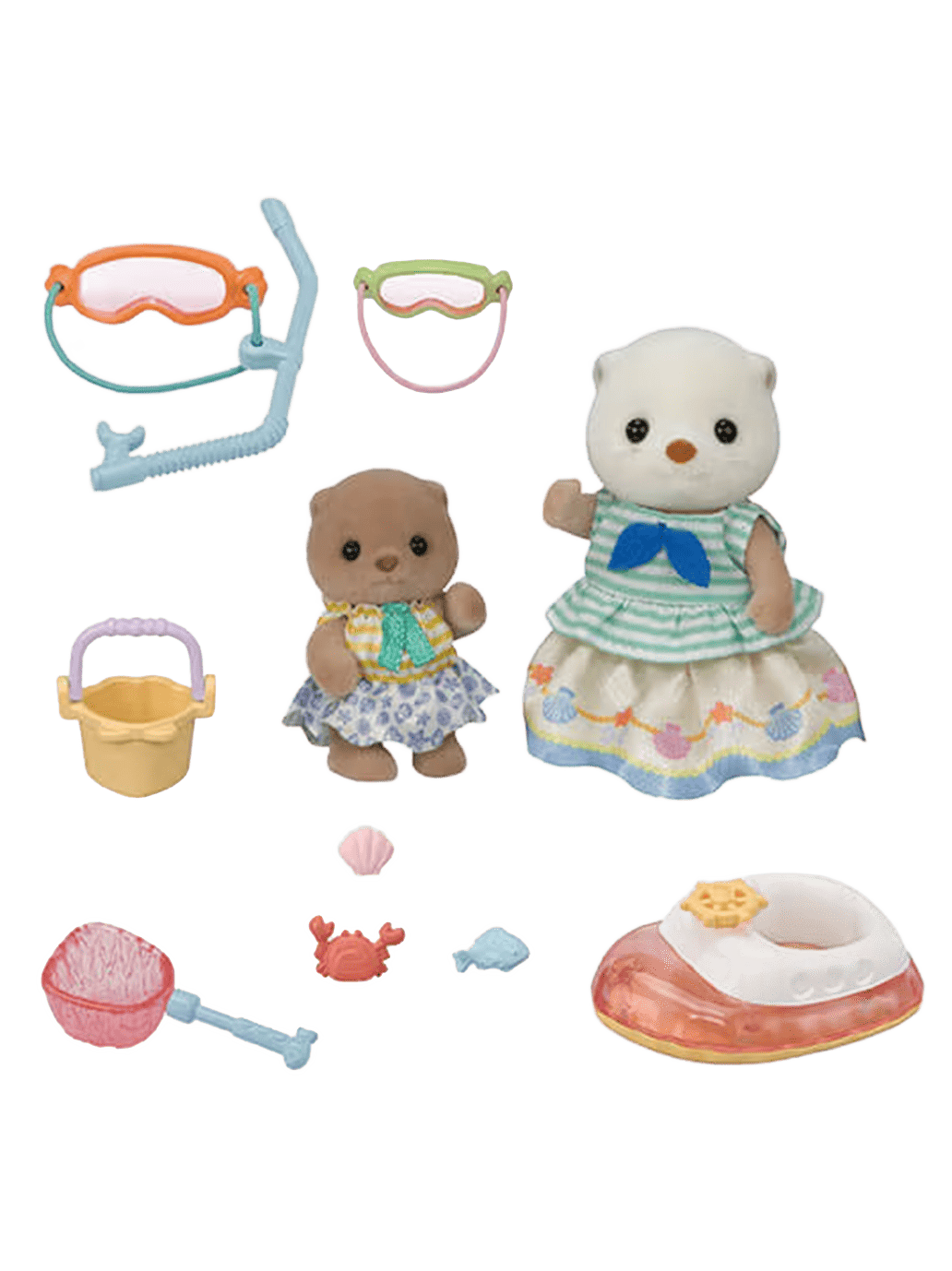 Kolekcjonerskie figurki Wydry Morskie Snorkel Set SEA OTTERS SISTERS