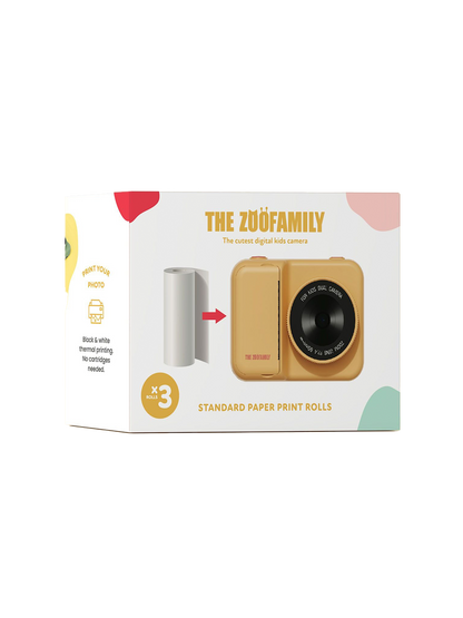 Rolki do aparatu z drukarką 3-pack The Zoofamily BÉBÉ Concept 