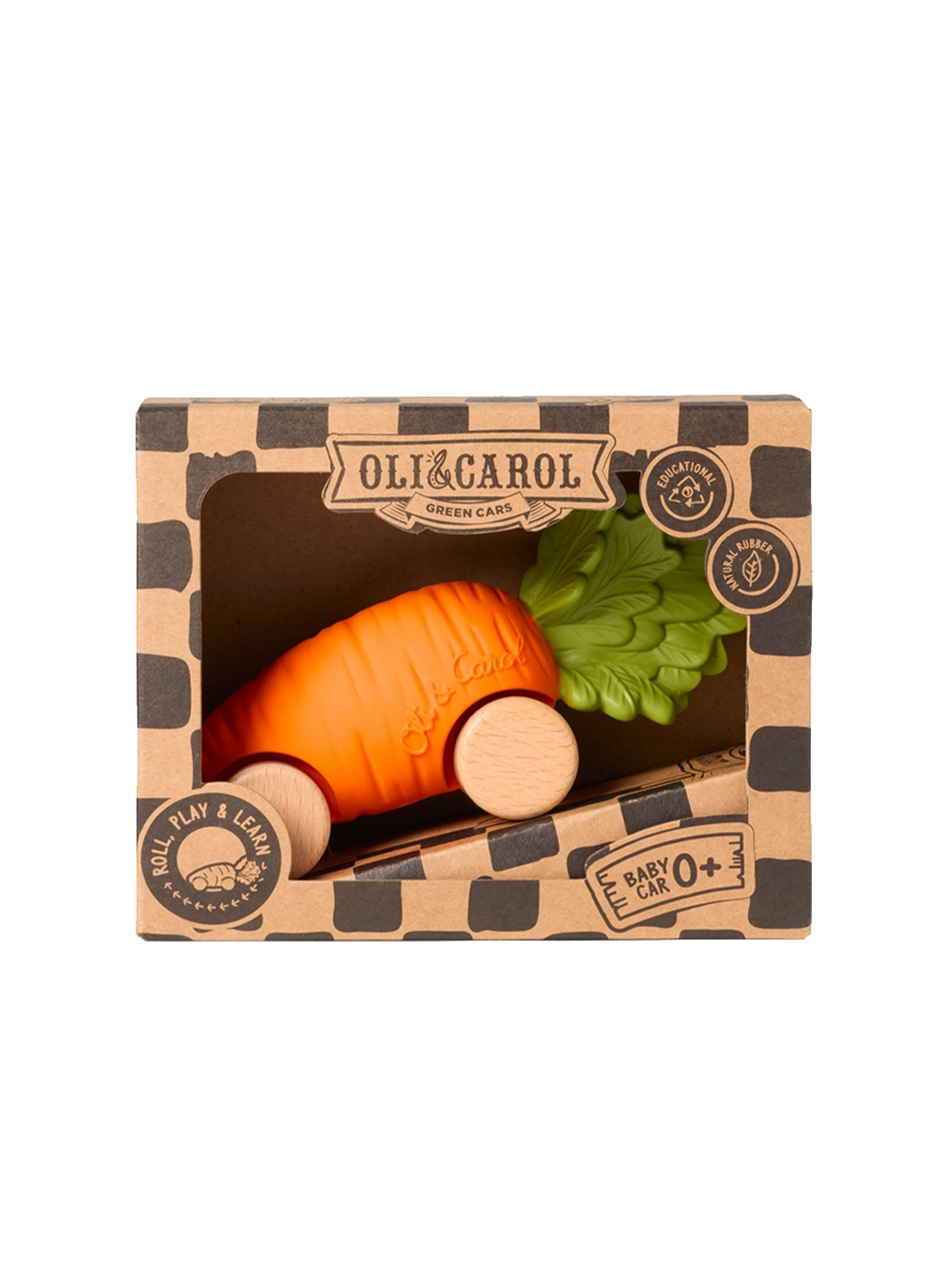 Pierwszy samochodzik z kauczuku Oli &amp; Carol BÉBÉ Concept 