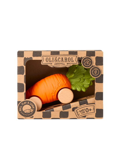 Pierwszy samochodzik z kauczuku Oli &amp; Carol BÉBÉ Concept 