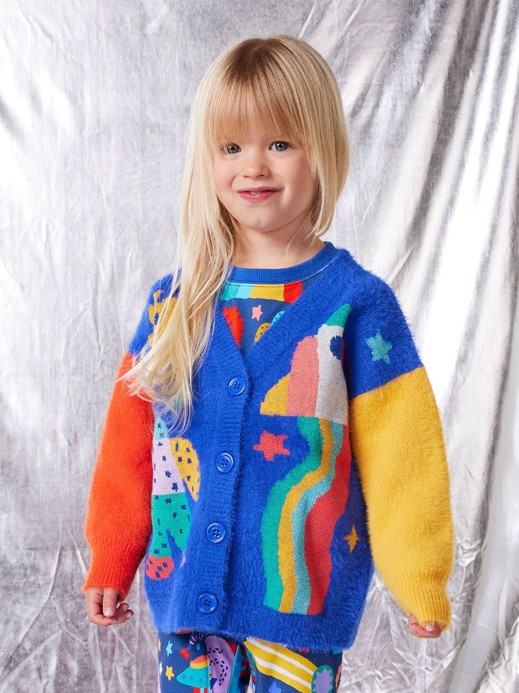Kardigan z kolorowym wzorem Halcyon Nights BÉBÉ Concept 