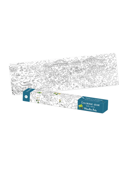 kolorowanka gigant Odkrywca Moulin Roty BÉBÉ Concept