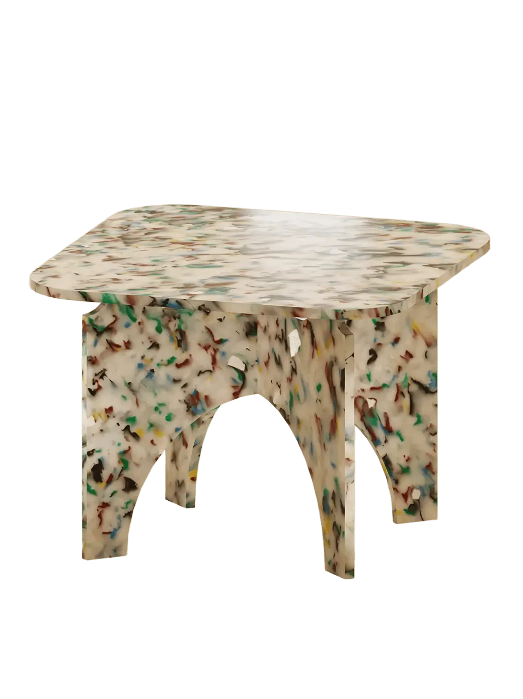 Stolik z eko tworzywa Square Table M1N3 Minimono BÉBÉ Concept 