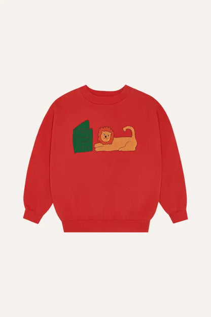 Reading Lion Sweatshirt The Campamento BEBE Concept 
