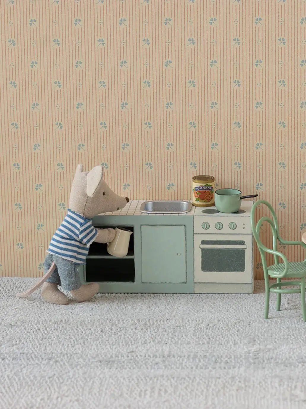 Blat kuchenny z akcesoriami dla myszek Maileg BEBE Concept 