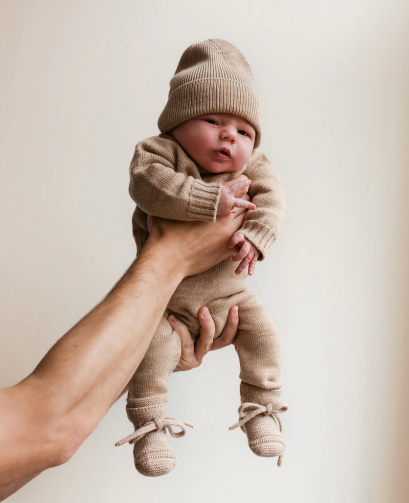 Bezszwowy sweterek z wełny merino Georgette Hvid BÉBÉ Concept