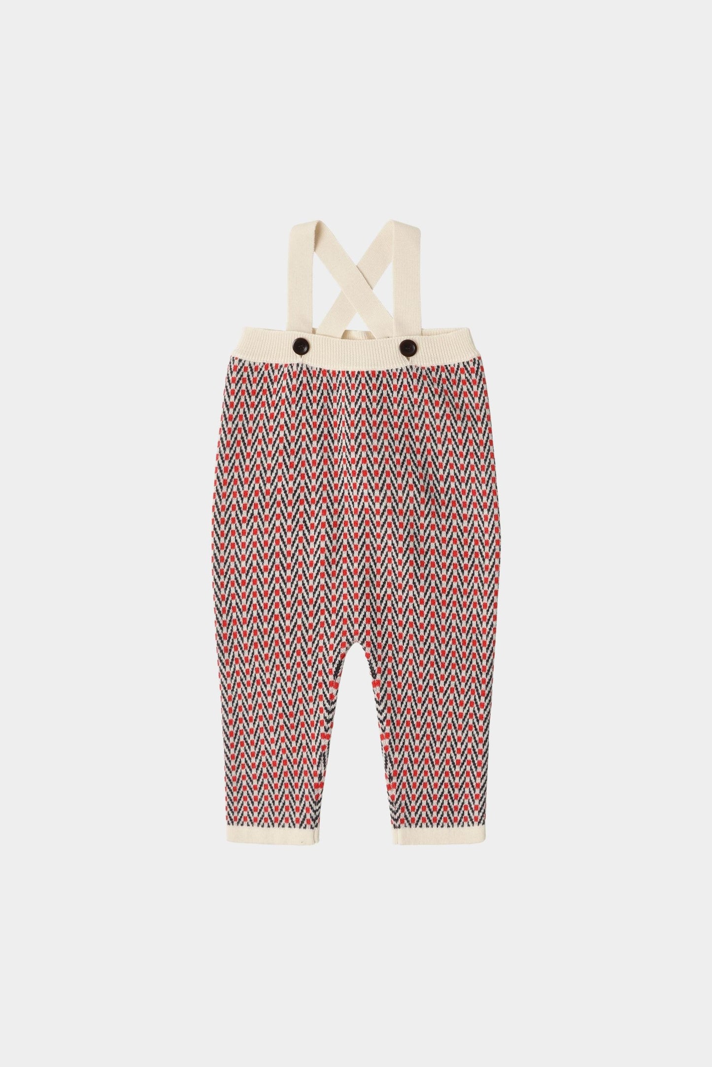 Spodenki z merino Baby Herringbone Overall FUB BÉBÉ Concept 