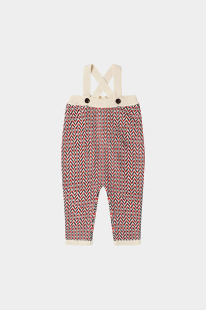 Spodenki z merino Baby Herringbone Overall FUB BÉBÉ Concept 
