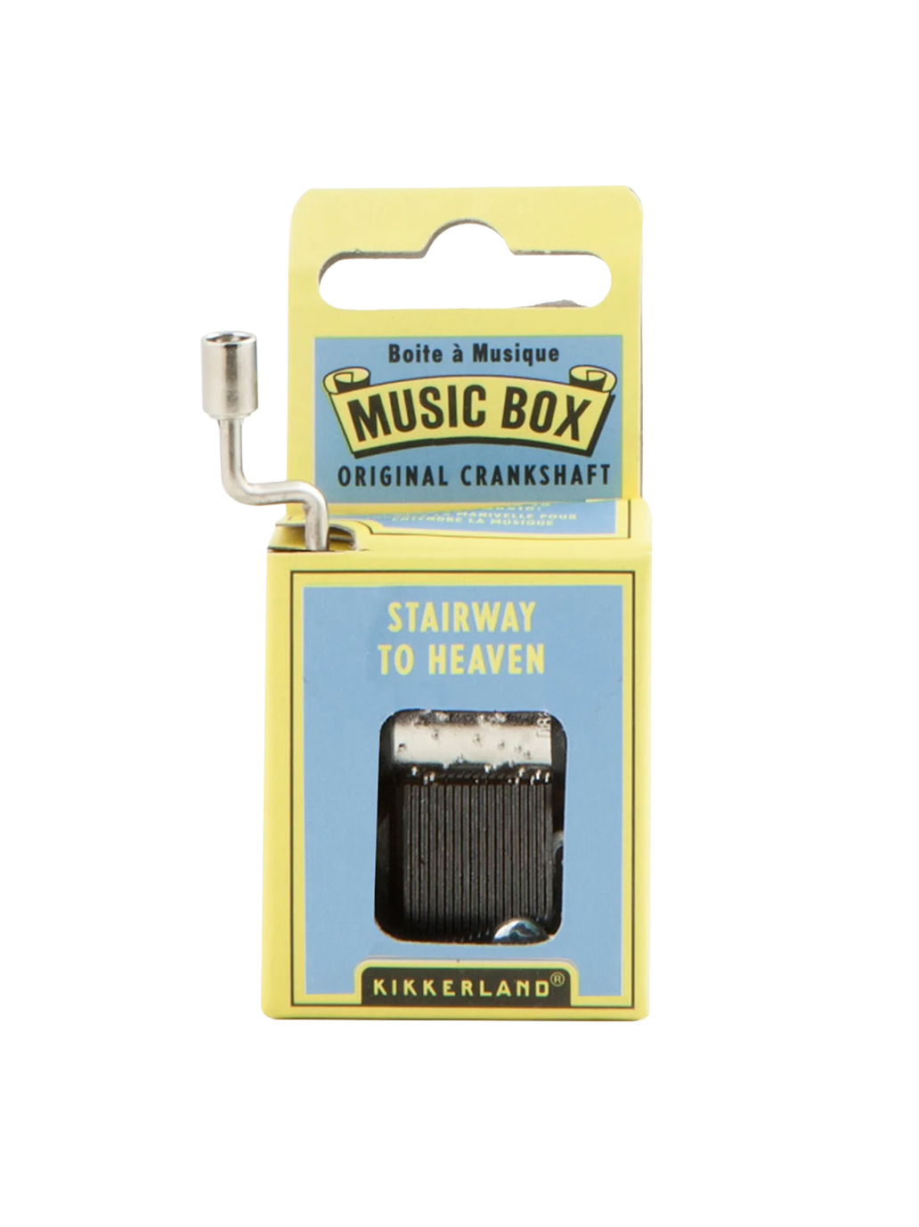 Mini pozytywka na korbkę Kikkerland BÉBÉ Concept 