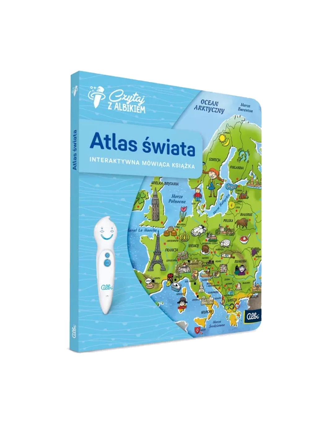 Atlas świata. Książka interaktywna Albi BÉBÉ Concept 