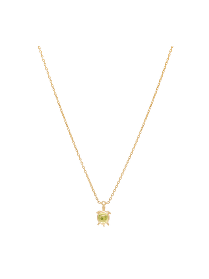 Naszyjnik Whispering Turtle Necklace SILVER GOLD PLATED