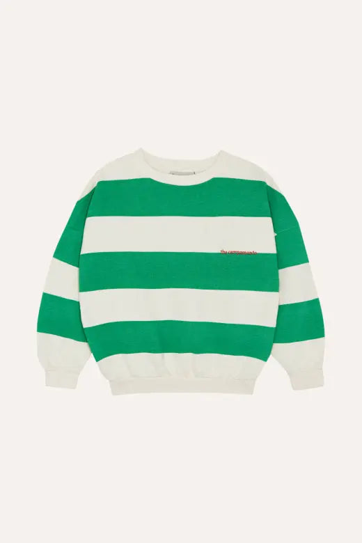 Green Stripes Sweatshirt The Campamento BEBE Concept 