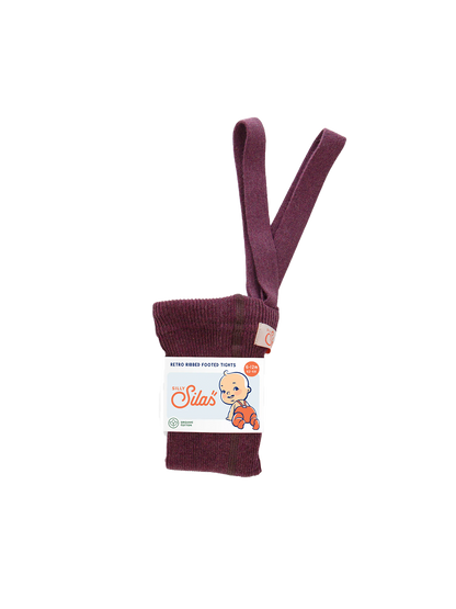 rajstopy z organicznej bawełny z szelkami w stylu vintage Silly Silas BÉBÉ Concept