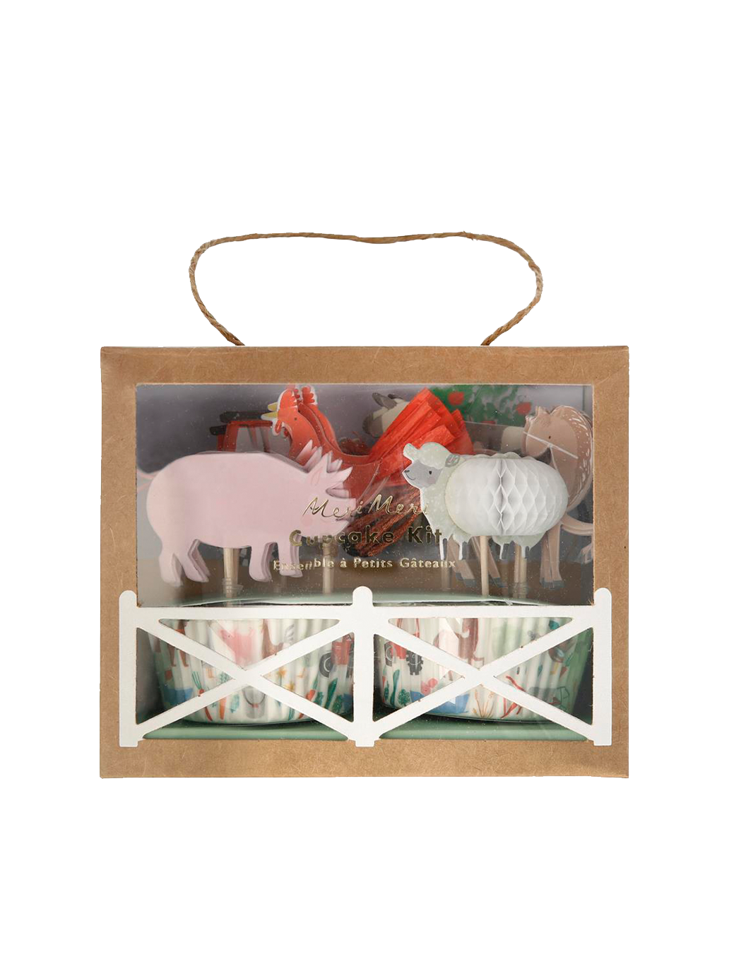 Zestaw papierowych ozdób do babeczek i ciast Meri Meri BÉBÉ Concept 