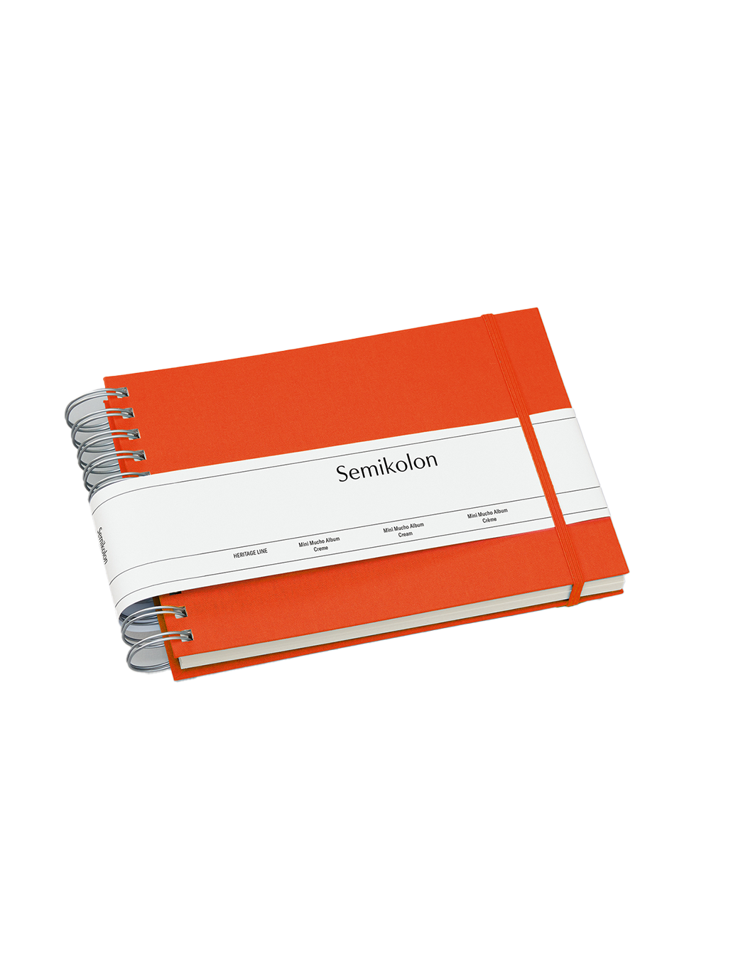 Mucho Mini album fotografico con pagine color crema ORANGE