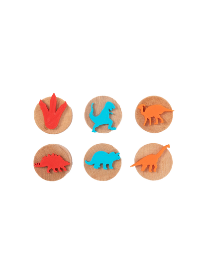 Zestaw drewnianych stempli do ciastoliny i farb ChildGen BÉBÉ Concept 