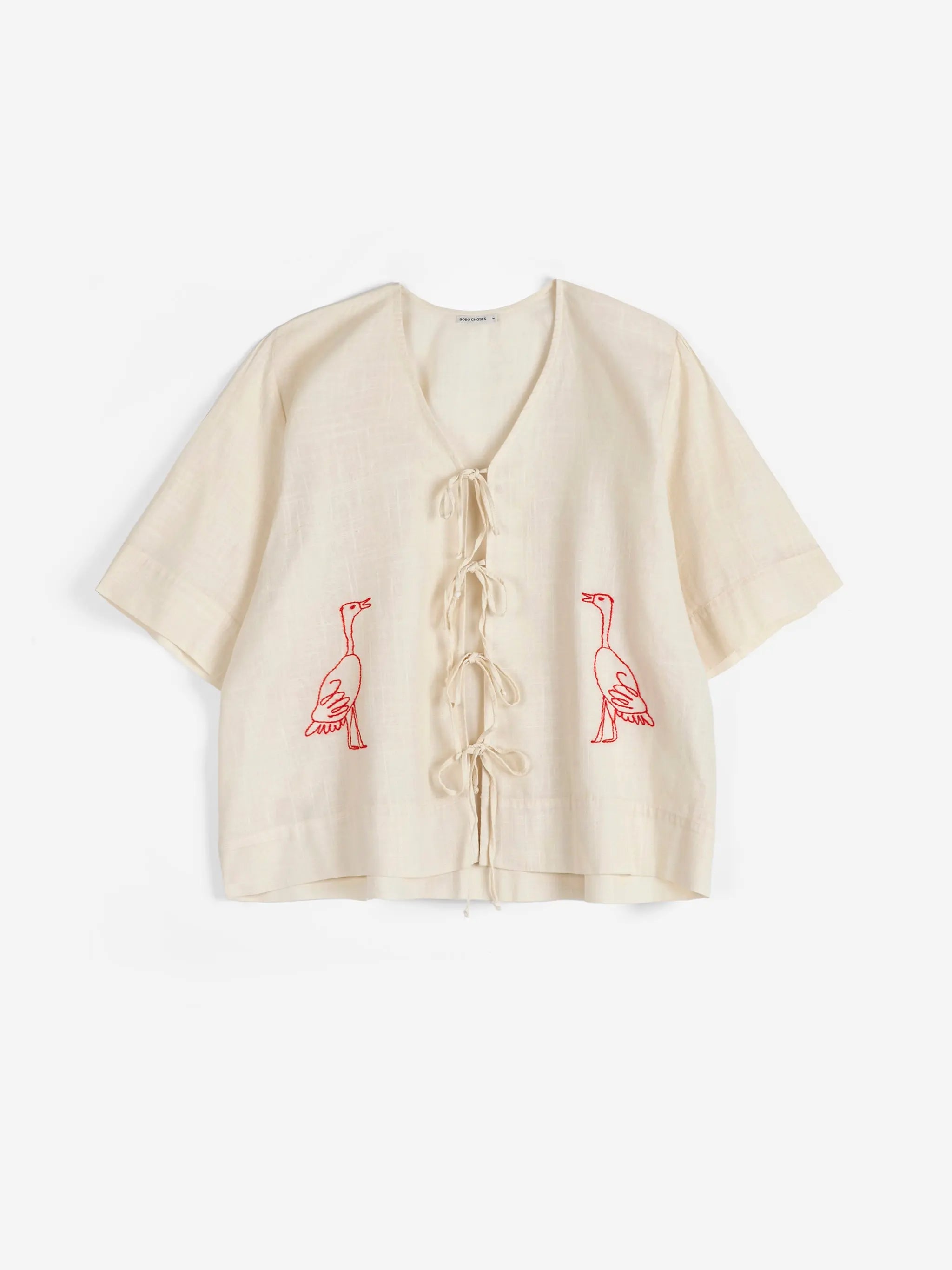 Embroidery tied blouse Bobo Choses BEBE Concept 