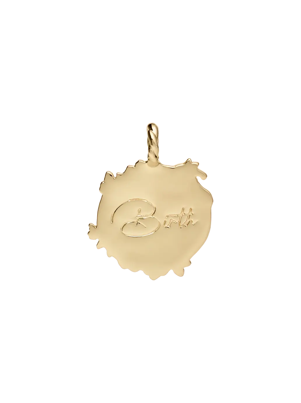 Pozłacana zawieszka Memorable Charm Birth Anna + Nina BÉBÉ Concept 