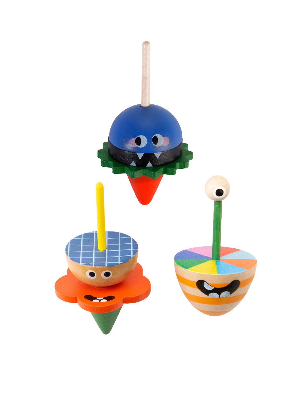 Kidoki Monster Spinning Top Kikkerland BÉBÉ Concept 