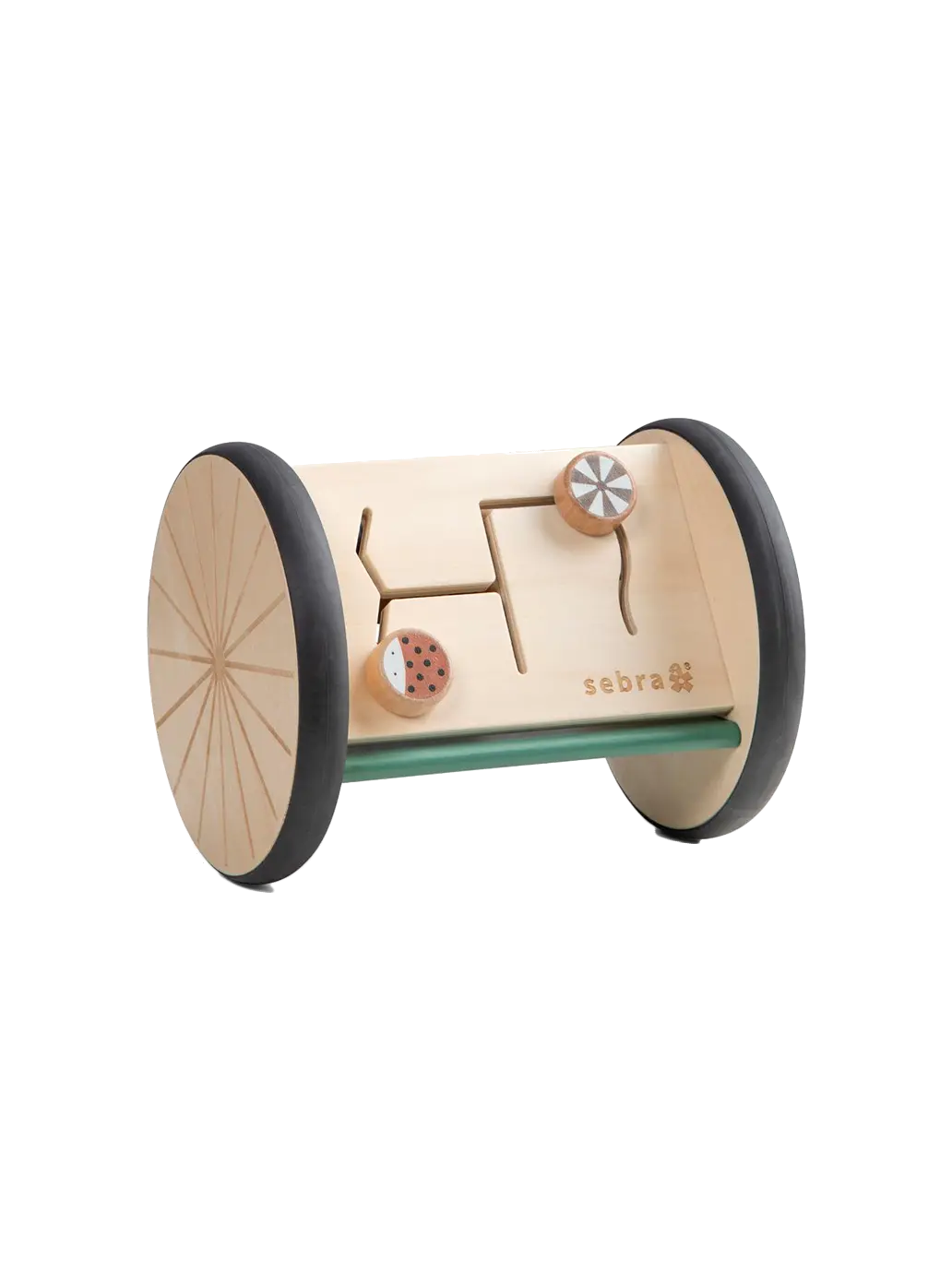 Drewniana zabawka edukacyjna Activity Roller Sebra BÉBÉ Concept 