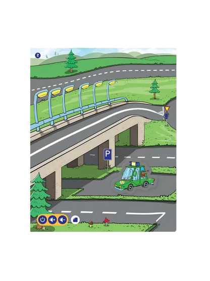 Zeszyt z naklejkami: Transport Albi BÉBÉ Concept 