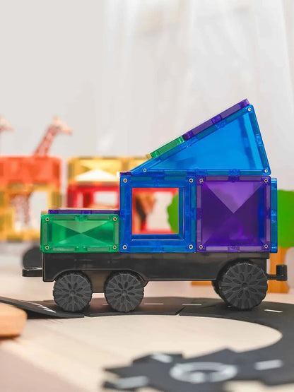 Klocki magnetyczne Rainbow Transport Pack Connetix BÉBÉ Concept 