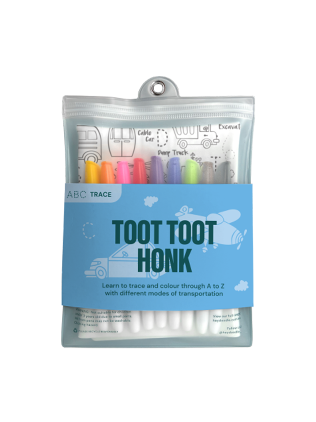 Duża mata silikonowa do wielokrotnego kolorowania HeyDoodle BÉBÉ Concept 