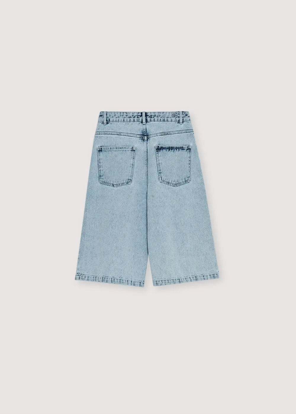 TNS Denim Woman Bermuda Bleach Denim The New Society BEBE Concept 