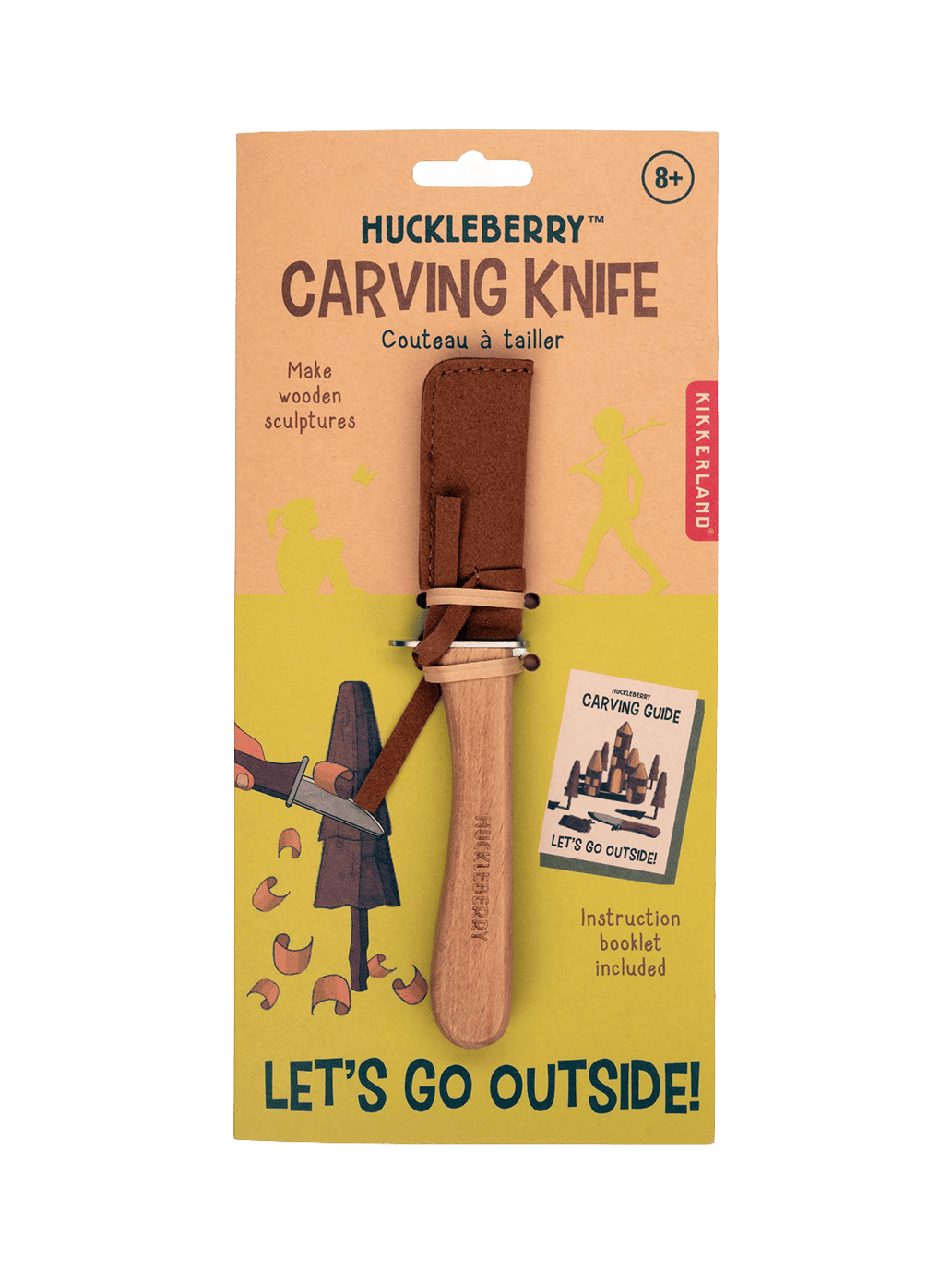 Nóż do rzeźbienia Huckleberry Carving Knife Kikkerland BÉBÉ Concept 