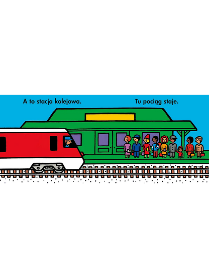 Pociągi Wydawnictwo Dwie Siostry BÉBÉ Concept